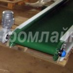 ленточный транспортер с гофробортом